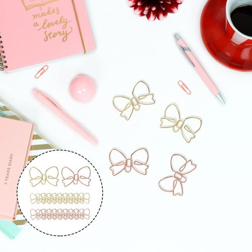 20pcs delicate paper clips - delicate,