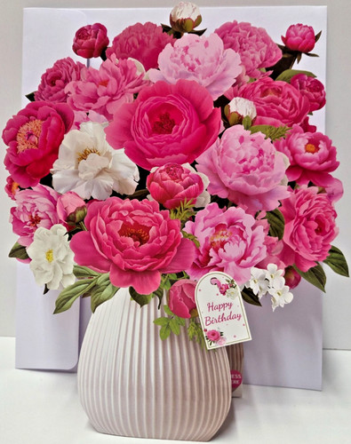 Happy birthday pop card - 3d,