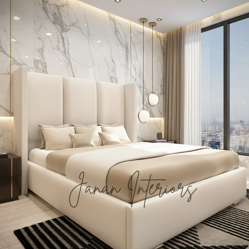 Prestige wingback ottoman - prestige, bed