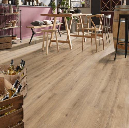 Wood effect laminate flooring - effect,