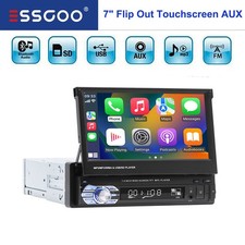 1DIN Car Stereo Radio 7" Touch Screen Bluetooth Hands-free Calling FM USB TF AUX
