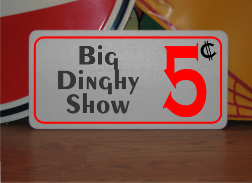 Big dinghy show cents metal - big,