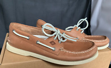 Mens Sperry Top-Sider Daytona Leather Boat Shoes Brown - UK7.5 US8.5 EU40.5