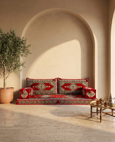 Three seater majlis floor - three,