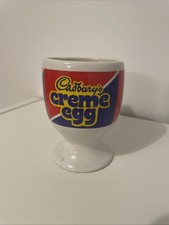 Cadbury Vintage Ceramic Egg Cup Creme Egg Easter Retro