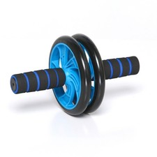 Roller Dual-Wheel Core Trainer Abdominal Exercise Roller for Home Gym Workout