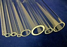 Plastic Acrylic Perspex Tube Clear 100mm 200mm 300mm lengths 5mm - 25mm Diameter