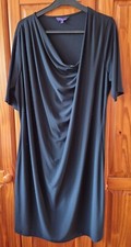 Twiggy for M&S Woman Black dress Short sleeves Size 20 BNWOT