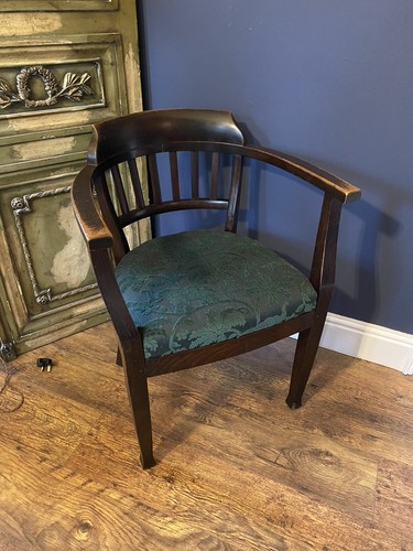 Vintage desk chair - vintage, ebonised