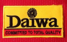 YELLOW DAIWA FISHING BADGE