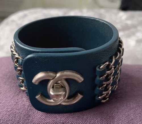 Chanel cuff bracelet - bracelet, teal
