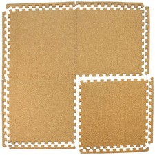 Cork Floor Mats Tiles Soft EVA