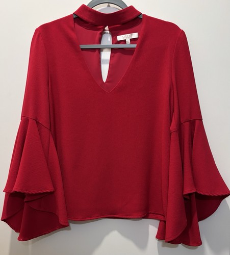 Wayf blouse red lined with - blouse,