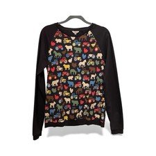 Cath Kidston Farmyard Print Crew Neck Sweatshirt Size S UK 8-10