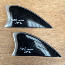 Rainbow Fin Company RFC  G10 Surf Dog Kiteboard twin tip fins - 2x - 2.5" / 65mm