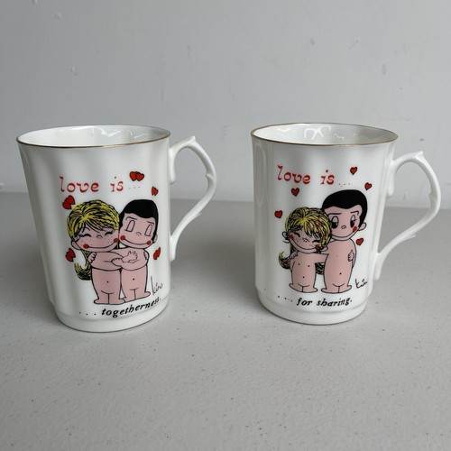 Vintage kim casali mugs - kim, r