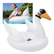 Intex Giant Mega Inflatable Swan Island Pool Float (194 x 152 x 147 cm)