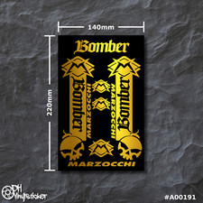 Marzocchi sticker gold decal - |,