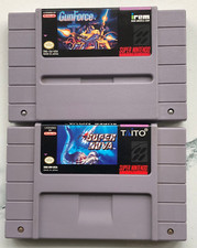 Super Nintendo Snes..Super Nova & Gun Force..Ntsc Carts Only..Authentic.