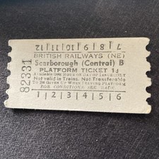 PLATFORM  TICKET.   (
