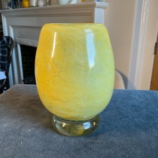 Hand Blown Art Glass Vase