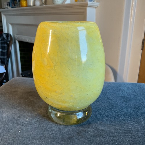 Hand blown art - blown, vase