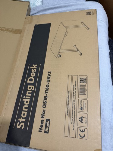Standing desk with - dual, motors