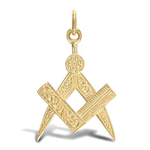 Pendant 9ct yellow gold - pendant,
