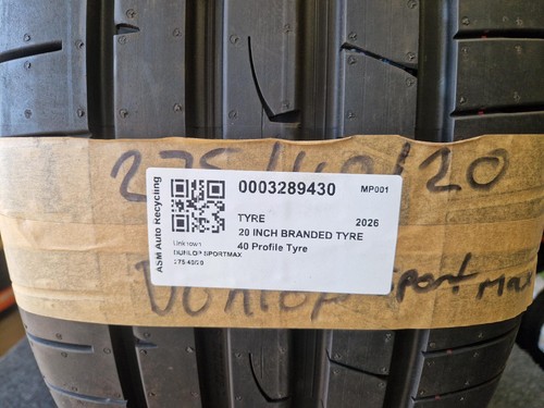 Inch branded tyre 275 20 - inch,