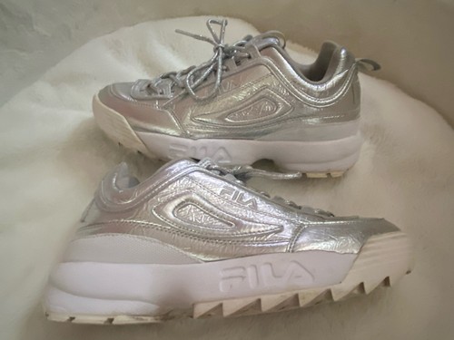 Fila disruptor silver metallic - fila,
