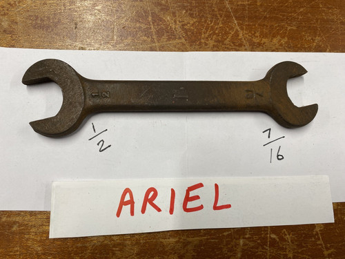 Ariel motorcycle spanner - ariel,