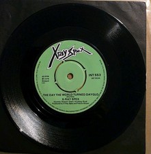 X-Ray Spex the Day the World Turned Dayglow Original 7" Single 1978