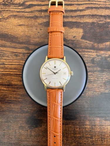 Vintage 1970 gold tissot - vintage,