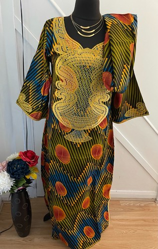 Colourful african print - colourful,