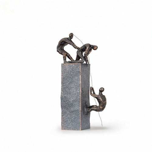Climbing figures sculpture - climbing,