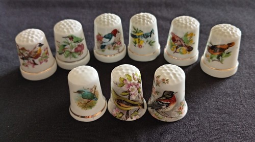 Bird thimbles bone - bird, china