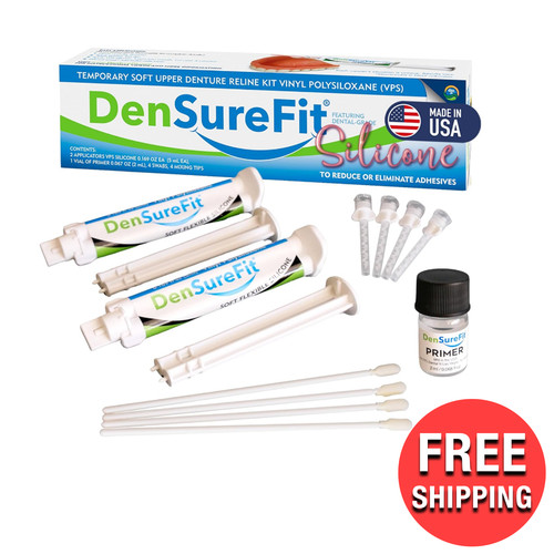 Upper denture reline kit - reline, soft