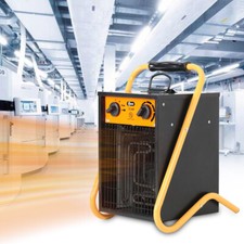 5kW Industrial Electric Fan Heater Air Space Warmer Workshop Garage Heating Unit