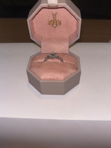 One palladium ring with - , 14