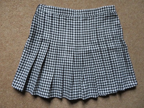 Ladies dogtooth black white - black,
