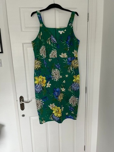 Monsoon floral dress - dress, emerald