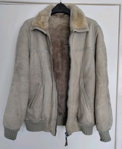 Men sheepskin shearling - sheepskin,