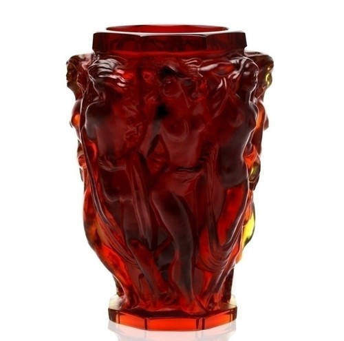 Art deco ruby red - red, glass