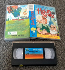 HEIDI'S SONG ANIMATED MUSICAL FEATURE HANNA BARBERA PAL VHS VIDEO KIDS CHILDREN