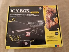 ICY BOX Rack Mount Mobile Rack for 3.5-inch SATA HDDs, Trayless, Aluminium