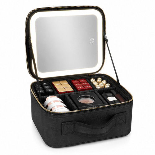 Travel makeup bag with - travel,