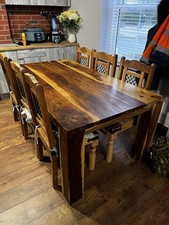Large Dining Table with 6