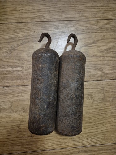 Antique pair cast - cast, iron