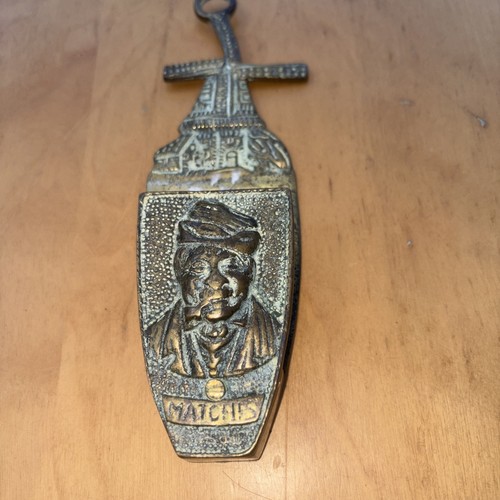 Vintage brass match - vintage,