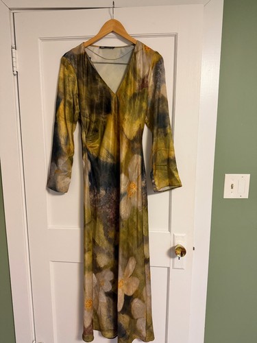 Zara women floral watercolor - zara,